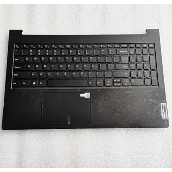  Новата клавиатура с поставка за ръце и тачпадом с подсветка за Lenovo E5-ОТ 6-15 5CB1B39006 черен