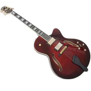  Джаз електрическа китара с кухи корпуса на поръчка.