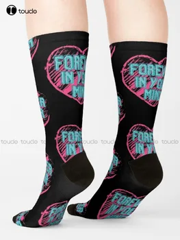  Чорапи Forever In Your Mind Топли Чорапи Персонализирани Потребителски Унисекс Чорапи За Възрастни, Юноши И Младежи С Дигитален Печат 360 ° Hd-Високо Качество Подарък