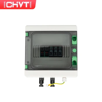  CHYT 1-in-1-out 1000V Проста Външна Водоустойчива Кутия за свързване на предпазител за постоянен ток с 1 Струной IP65 PV Слънчевата Защита От Пренапрежение и Мълнии