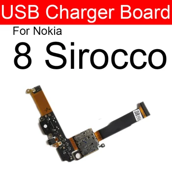  Такса с USB порт за зареждане на Nokia 8 Sirocco USB Зарядно устройство, Зарядно устройство Гъвкав конектор Кабел Резервни части