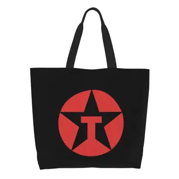  Чанти за пазаруване Texaco със забавна печат, процесът холщовая пазарска чанта през рамо