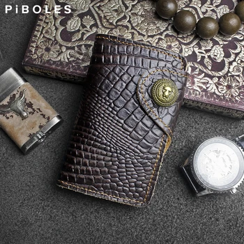  Portable Smart-икономка от Волска кожа, в чантата Ръчно изработени, слот за кредитни карти от естествена кожа, Икономка, Портфейл за монети, Ключодържател