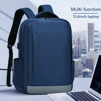  Мъжки 15,6-инчов Раница за Лаптоп, Просто Бизнес ученически чанти, Индивидуална Мъжки Пътна Чанта За Колеж, Всекидневни Раница mochila