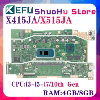  KEFU V5200JA дънна Платка X515JA X515JP X515JF X515JAB X515 X515J X415J X415JA X415JP X415JF дънна Платка за лаптоп I3 I5 I7-10-то поколение