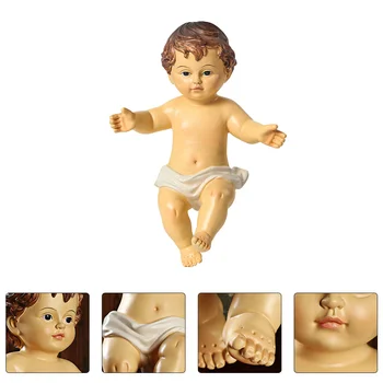  Фигурка на Исус за деца, 1 предмет, 2 и 3-инчов фигури от смола, религиозни за декорация на дома, църквата