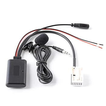  Автомобилен Bluetooth, AUX кабел 12V подходящ за Bluetooth-адаптер 