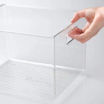  29x20x15 см Акрилна Прозрачна Кутия За съхранение на Хладилника Настолна Кутия за съхранение в Обща Баня