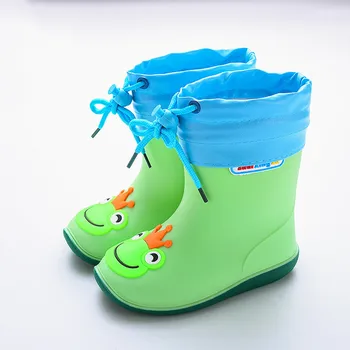  Удобни непромокаеми непромокаеми обувки, Детски леки Сладки мультяшные обувки Four Seasons За малки момчета и момичета, водоустойчив обувки, детски непромокаеми обувки