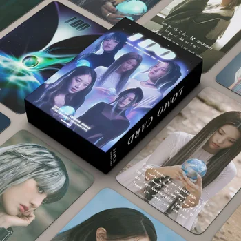  55 бр./компл. Kpop G I-DLE Lomo Card Single I DO SONG YUQI Minnie HD Висококачествен Двустранен Картичка Фотокарточки Подарък на Феновете