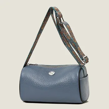 Дамска чанта-тоут, женствена чанта от естествена кожа, с висококачествена чанта от телешка кожа, модерен дамски чанта през рамо, дизайнерски дамски чанти-месинджър