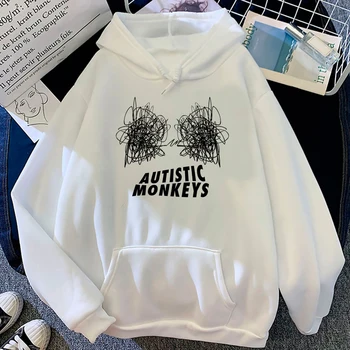  Arctic Monkeys, блузи, дамски harajuku руно 2023 дрехи на 90-те години на женски графичен пуловер