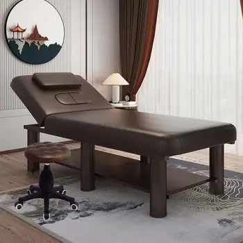  Масажни маси за салони за красота, сгъваема масажна маса за физиотерапия, Домашен масажна маса Comfort Lettino Estetista Salon Furniture QF50MT