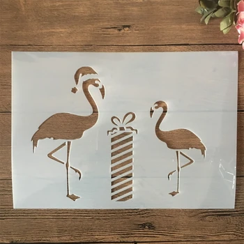  A4 29 см Коледен Фламинго Подарък Кутия DIY Многостенни Листове Стенни Живопис Албум За Албуми за Оцветяване Релеф Албум Декоративен Модел