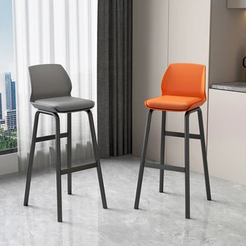  Модерен кухненски бар стол, маса за Хранене, Дизайнерски стол с минималистичен дизайн, Маникюр, маса, кафе-сладкарница Silla Bar Cadeira Furniture HD50BY