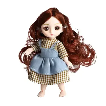  Сладки мини-кукли BJD, сладки кукли-симулация за момичета, кукла-принцеса, играчка с модни дрехи и обувки, първата кукла за бебета