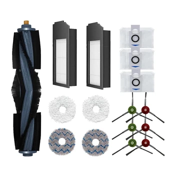  Набор от сменяеми аксесоари за ECOVACS X1 Omni/X1 Turbo Robot Vacuum, включително основна четка и странични четки