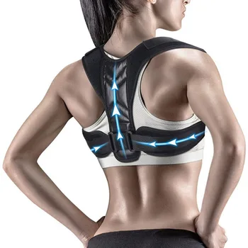 Регулируема Коректор на стойката на тялото, което предотвратява Горбатость, за Улесняване на болка в гръбначния стълб, Корректирующий колан, който Поддържа гърба и раменете.