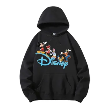  Дамски блузи с Мики Маус Disney, потник Y2k, модни hoody с анимационни герои, дамски дрехи в стил на kawai, есенно-зимния уличен пуловер