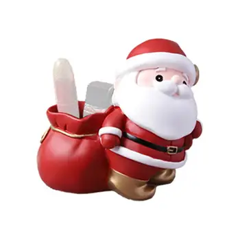  Коледна украса за дръжки, декорация на Дядо Коледа, украшение, държач за химикалки, Коллекционный държач за химикалки, кутия за съхранение, подарък за деца