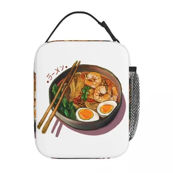  Японската купа за юфка Ramen, мърч, изолирано чанта за обяд за училище, кутия за хранене, преносими ежедневни термос-хладилник, обяд-бокс