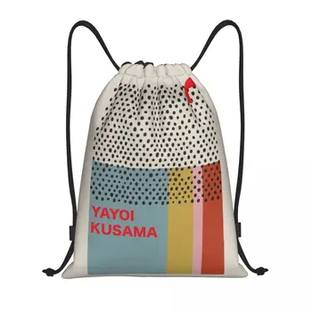  Обичай чанти на съвсем малък Yayoi Kusama Infinity Точки за тренировки, раници за йога, мъжки, Дамски чанти за спорт, раница за фитнес зала