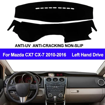  TAIJS Покриване на Арматурното Табло на Автомобила Подложка За Арматурното Табло Мат Килим Dashmat Anti-UV За Mazda CX7 CX-7 2010 2011 2012 2013 2014 2015 2016