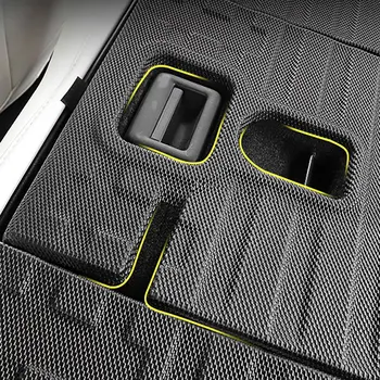  Защитни подложки за защита облегалки на задните седалки от удари, за Tesla Model 3 Y TPE Калъф за седалка и постелки за багажник, поставка за крака Model 3 Y Аксесоари