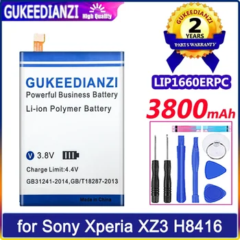  Батерия GUKEEDIANZI LIP1660ERPC 3800mAh за Мобилен Телефон Sony Xperia XZ3 H8416 H9436 H9493 Bateria