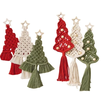  Гоблен с окачване на формата на ресни, украса за Коледната елха, Набор от материали 
