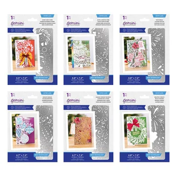  Коледен комплект от дантелен метални щанци за scrapbooking, Фотоалбум, декоративен печат, хартиени картички, печати 2021