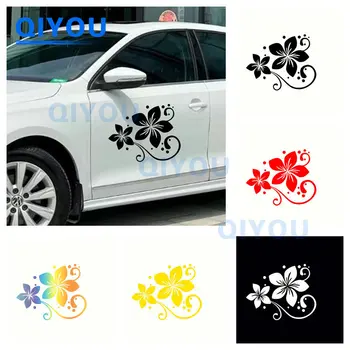  Персонални обстановка на купето Автомобилни стикери с цветя хибискус се Използва за залепване на PVC габаритите на автомобила, предното стъкло, кутии за пръчки