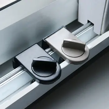  Анти-кражба врата обтегач от алуминиева сплав Заключване за сигурност за дома Заключване на шкаф за Заключване за сигурност за деца Заключване за сигурност за windows