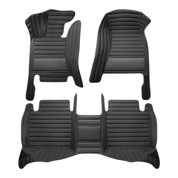  Автомобилни постелки с пълно покритие от изкуствена кожа за Ford Edge 5 Seat 2009-2014 2015-2019 2020-2022 Аксесоари за интериора на EVOS
