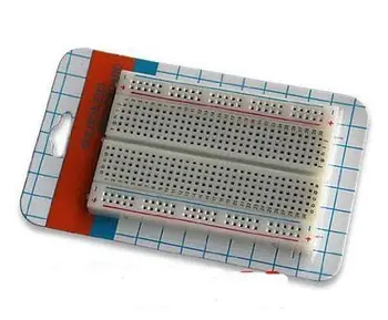  2 ЕЛЕМЕНТА мини-прототипи такса без запояване Хлебная дъска 400 контакти е на Разположение за тестване и развитие на електрониката си сам