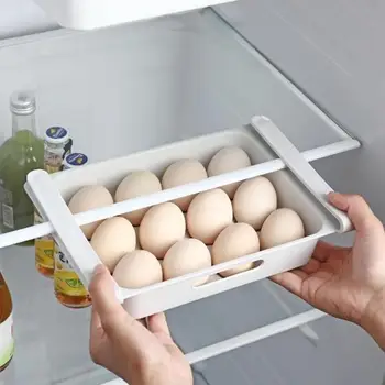  Кухненски органайзер за съхранение на хранителни контейнери, зеленчуци, плодове, яйца, кутии за съхранение на яйца в хладилника, организаторите за чекмеджета в хладилника