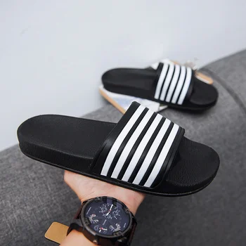  Класически мъжки модни популярни летни сандали, леки, бързо съхнещи домашни чехли за баня, плажни обувки