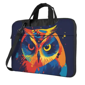  Чанта за лаптоп Owl в стил неофовизм Минимализъм за Macbook Air Pro Acer Dell 13 14 15 15.6 Чанта за лаптоп сладък устойчив на удари калъф