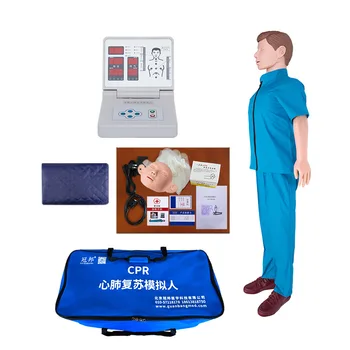  Автоматичен компютърен симулатор за изкуствено дишане на цялото тяло, Манекен за обучение на изкуствено дишане, Манекен/Манекенщица, Медицинска учебна модел