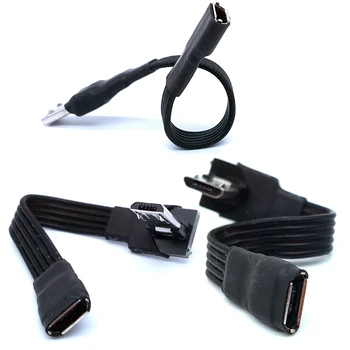  Micro USB2.0 5Pin 90 Градуса Нагоре и Надолу, Наляво и надясно Под ъгъл от мъжа към жената до Удлинительному кабел, включете в контакта адаптер