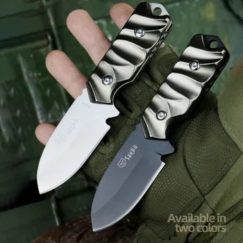  Ловен нож с фиксирано острие и кобур, Армейски нож Tactical Combat за самозащита на открито, Ножове за оцеляване за къмпинг