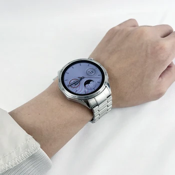  Без пропуски Каишка за часовник Huawei Watch GT4 46 мм каишка Извити въжета от неръждаема стомана 22 мм Correa за Huawei GT 4 Метална мъжка гривна
