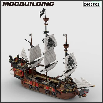  MOC градивните елементи на Колекция от бойни кораби Дисплей САМ Тухли Модел на лодка Събират Играчки, Креативни подаръци за Рожден Ден, подарък за Коледа