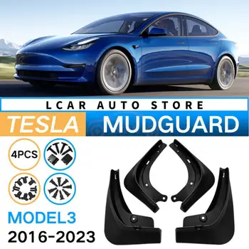  Подходящ Е За Tesla, Модел 3 2016-2023 Калници Калници Без Тренировки Калници Калници Предното И Задното Крило, Защитник На Автомобилни Аксесоари