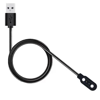  Лаптоп USB-кабел за смарт часа Haylou Solar LS05 с магнитно зарядно устройство, зарядно устройство, Адаптер за зарядно устройство, Аксесоари за умен часа 100 см