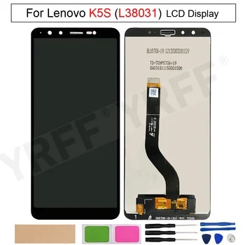  За Lenovo K5S LCD сензорен дисплей и цифров преобразувател в събирането На Lenovo L38031 Подмяна на екрана