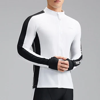  2023 Нов мъжки слънцезащитен бански костюм с разрезным с дълъг ръкав на костюм за гмуркане и сърф, Быстросохнущий топ за плажни и водни спортове, най цип отпред