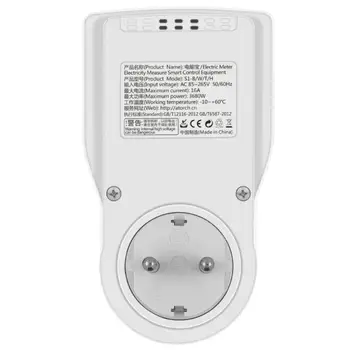  Corui Sasha WIFI Smart Plug Цифров Ваттметр електромера Потребление на електроенергия EU/US/AU/UK /FR Изход Мощност Киловаттметр