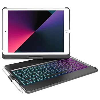  За iPad Air1 Air2 Magic Keyboard Case Въртяща се Сгъваема клавиатура с подсветка за Apple iPad 5-ти 6-то Поколение 2018 Pro 9.7 teclado Case