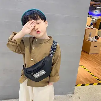  Корейска детска чанта, Детски мини-мультяшная диагонално чанта през рамо за момчета и момичета, сладък прости модерен универсален колан за раница за пикник